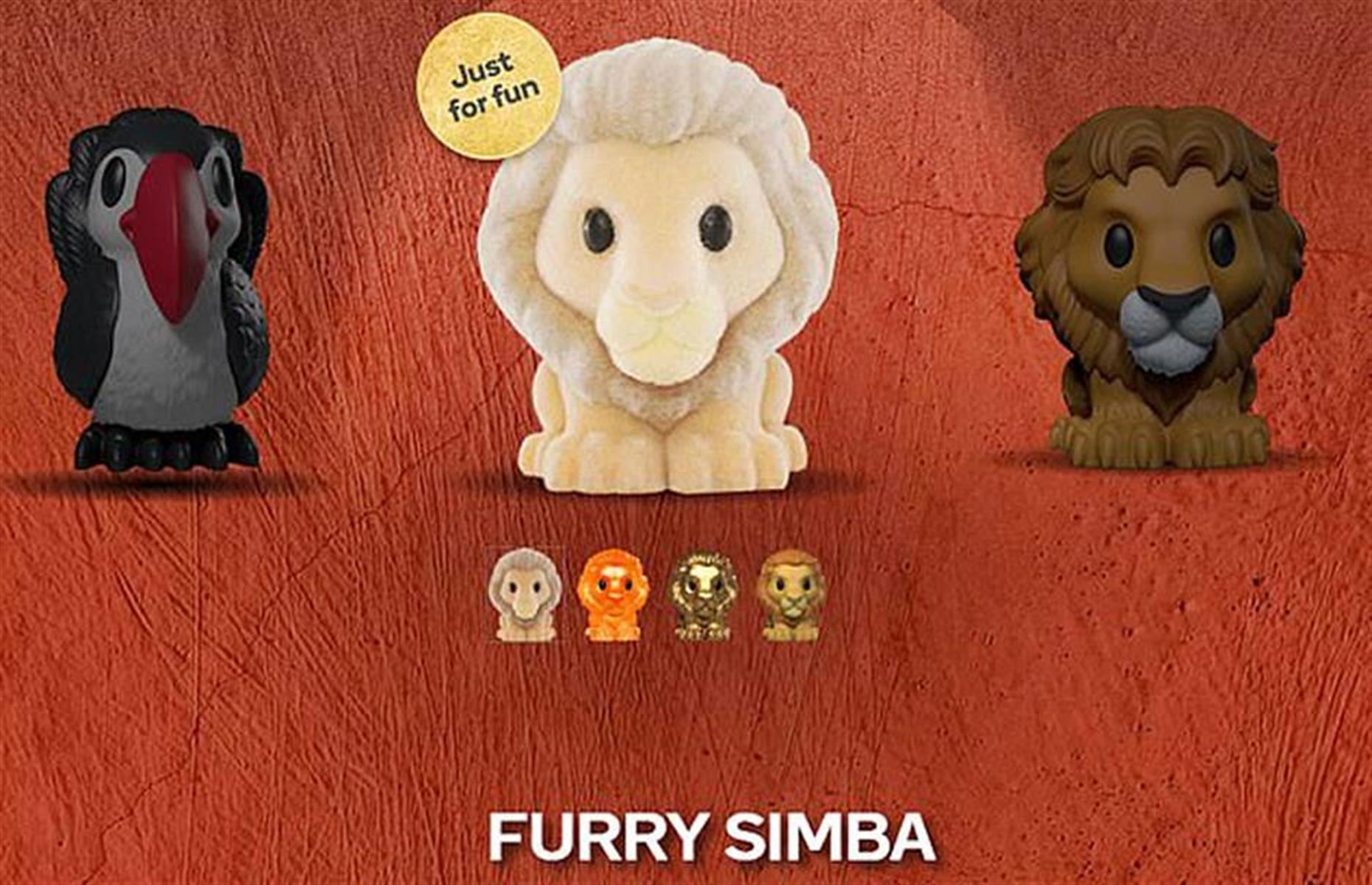 Furry Simba Ooshie toy: up to $66,200